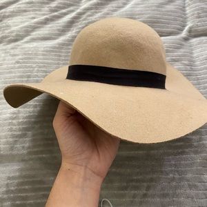 Topshop Beige Floppy Sun Hat